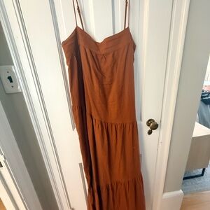 Abercrombie & Fitch Rust Maxi Dress